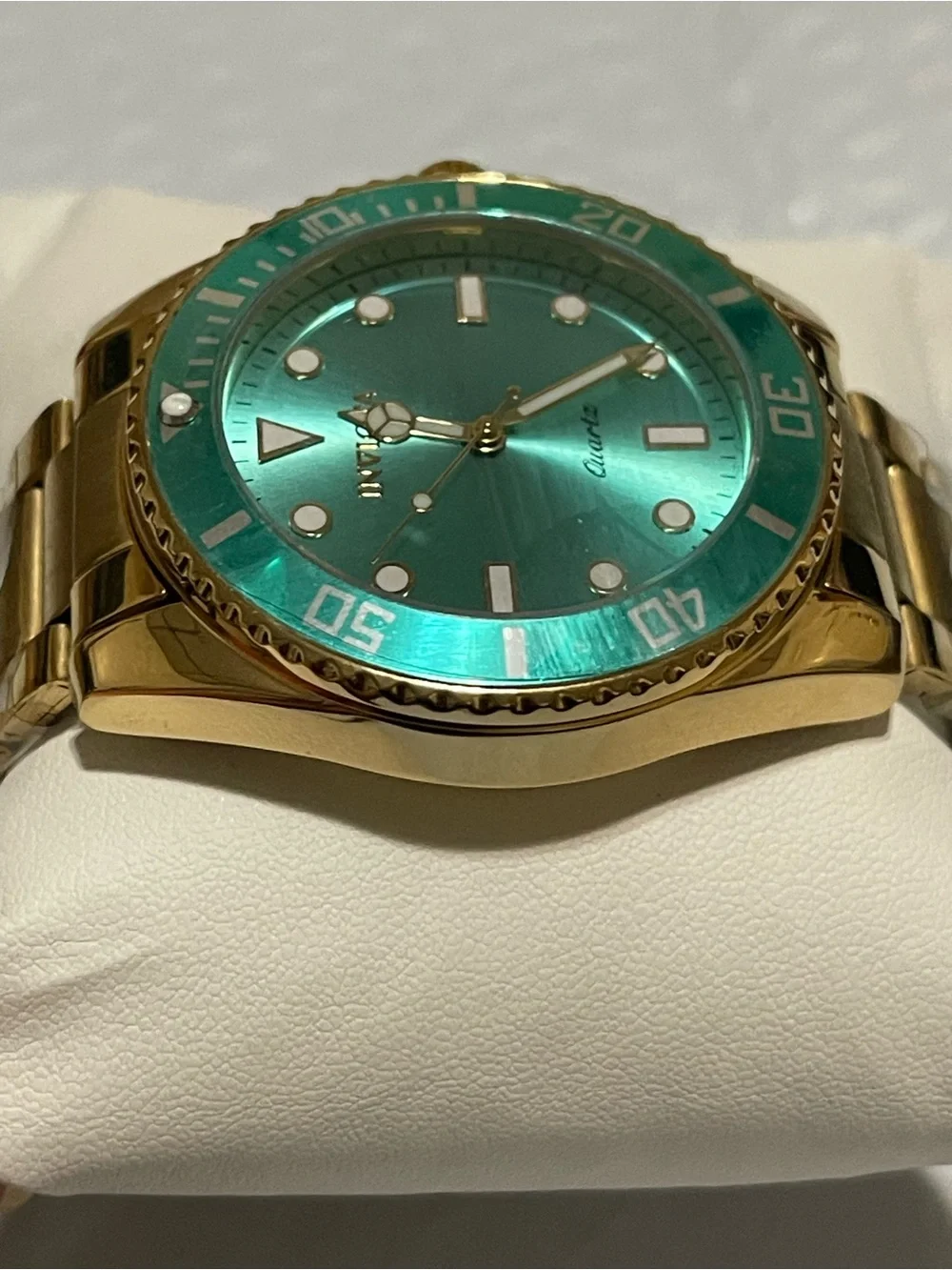Invicta Diver Meridian Men's Watch - 42mm, Gold & Black Dial